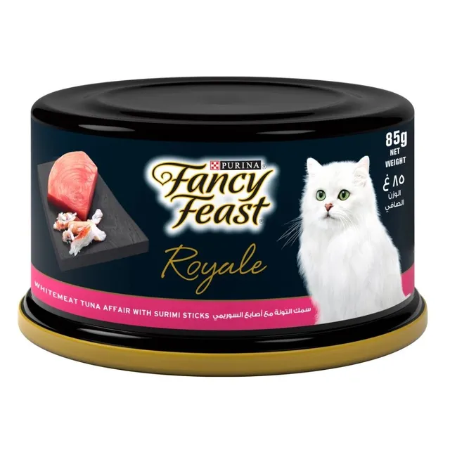 Purina Fancy Feast Royale White meat Tuna Affair with Surimi Sticks, 85g