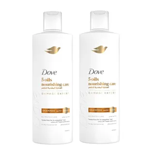 Dove Noursishing Oil Care Shampoo, 2x400ml