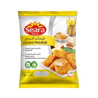 Seara Frozen Breaded Chicken Musahab, 750g