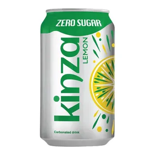 كينزا ليمون بدون سكر مشروب غازي علبة، 360ml