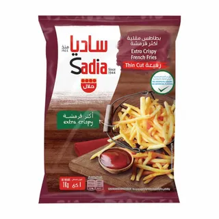 ساديا فرايز بطاطس إكسترا كرسبي مجمدة, 1كجم