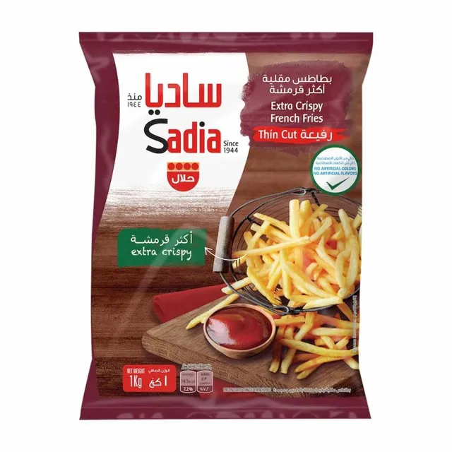 Sadia Frozen Extra Crispy French Fries, 1kg