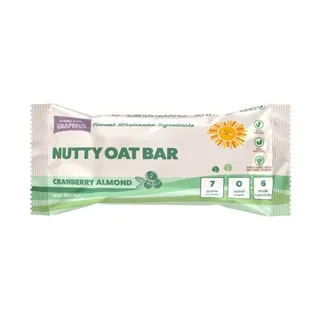 Grapeful Vegan Cranberry Almond Nutty Oat Bar, 55g