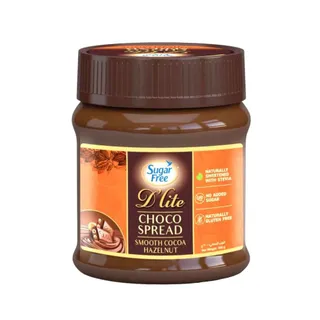 Sugar Free D'Lite No Added Sugar Chocolate Hazelnut Spread, 300g
