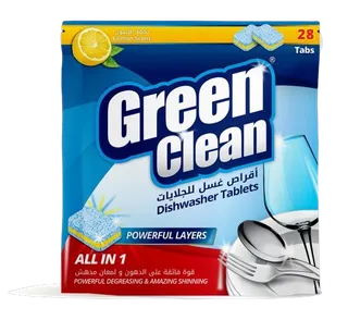Giant Green Clean Dishwasher Detergent, 28 Tablets