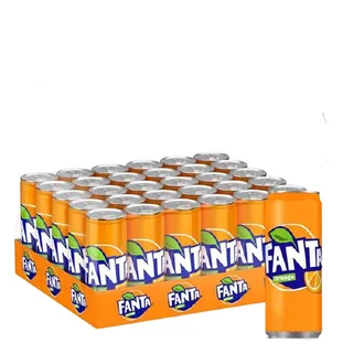 Fanta Orange Soft Drink Can 30 pcs x 250 ml