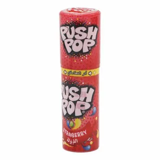 Bazooka Blackcurrant Push Pop Candy, 15g