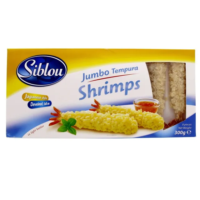 Siblou Jumbo Tempura Shrimps 300g