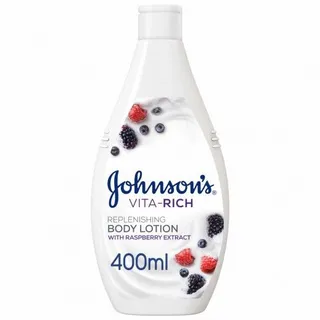 جونسونز لوشن جسم فيتا-ريتش المرطب بخلاصة التوت البري، 400ml