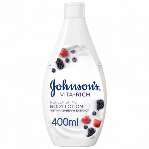 جونسونز لوشن جسم فيتا-ريتش المرطب بخلاصة التوت البري، 400ml