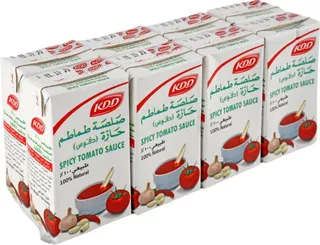 KDD Spicy Tomato Paste 8x130g