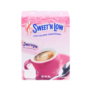 Sweet'N Low Low Calories Sweetner, 100 Sachets, 80g