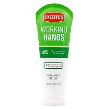 O'Keeffe's Working Hands Hypoallergenic Non-Greasy Hand Cream for Dry & Cracked Skin, 85g