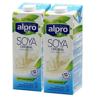 Alpro Original Soy Milk 2 x 1 L
