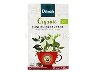 ديلمة شاي إنجليزي فطور عضوي 2 جم × 20 كيس