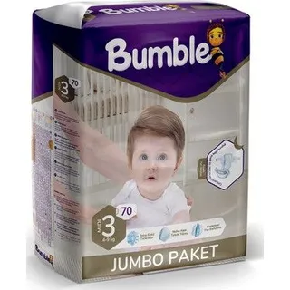 Bumble Diaper Jumbo Midi 3 (4 - 9) Kg 70s