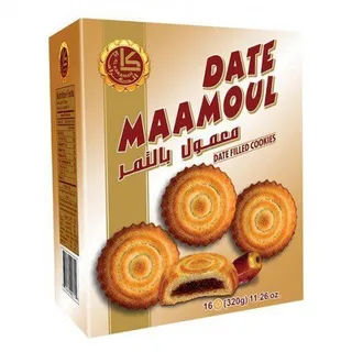 Alkaramah Date Filled Maamoul Cookies 16 Pieces, 320g