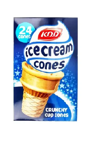 Kdd Ice Cream Crunchy Cup Cones 24 pcs