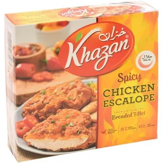 Khazan Premium Spicy Chicken Escalope, 400g