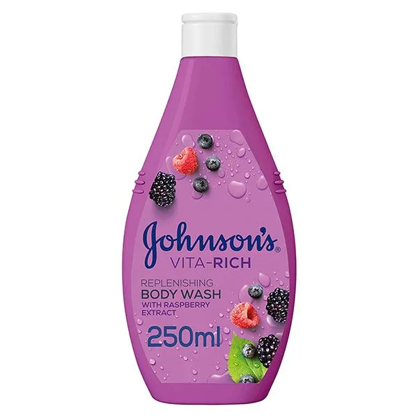 جونسونز غسول جسم فيتا ريتش بالتوت المرطب 250 ml