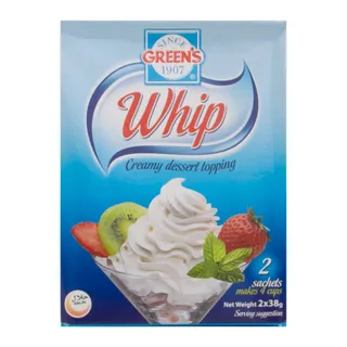 Greens Whip Creamy Dessert Toppings 38 g