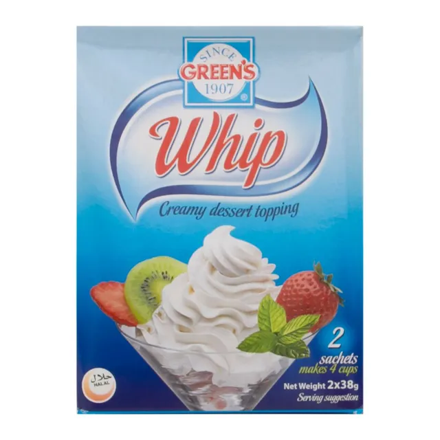 Greens Whip Creamy Dessert Toppings 38 g