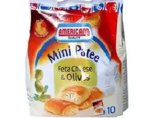 Americana Soft Mini Feta Cheese & Olives Pie, 10x35g