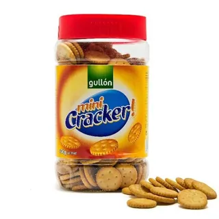 Gullon Round Shaped Salted Mini Crackers, 350g