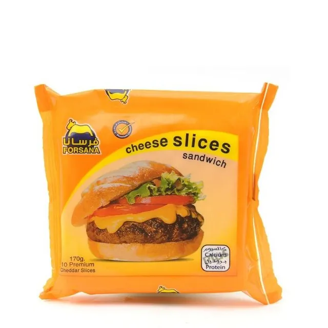 Forsana Burger Slice Full Fat Cheese, 170g