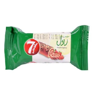 7 Days Mini Swiss Roll Strawberry, 20g