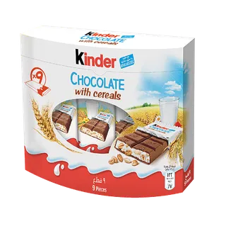 Kinder Country Chocolate With Cereals 9's 211.5 g