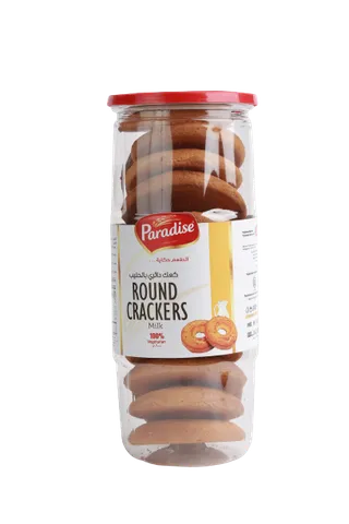 بارادايس فيجيتاريان راوند كراكرز حليب 375g