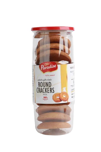 بارادايس فيجيتاريان راوند كراكرز حليب 375g