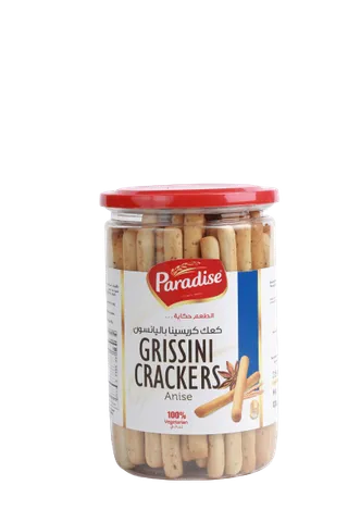 بارادايس فيجيتاريان جريسيني كراكرز أنيس 300g