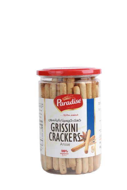 بارادايس فيجيتاريان جريسيني كراكرز أنيس 300g