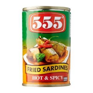 555 كانند فرايد ساردينز هوت اند سبايسي 155 جم