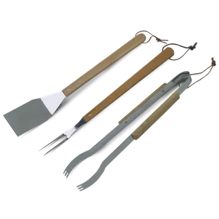 Charbroil Hardwood BBQ Tool Set 3 Pcs