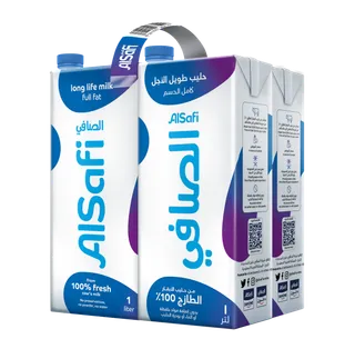 الصافي UHT حليب كامل الدسم، 4x1l