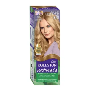 Wella Koleston Naturals Hair Color - 8/0 Light Blonde