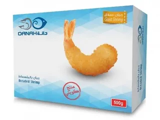 Danah Frozen Breaded Shrimp Giant 500 g