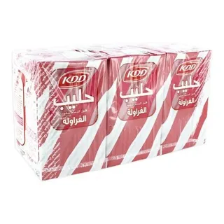 KDD Strawberry Milk 6x250ml