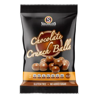 Sugarless Crunchy Chocolate Balls Sugarfree 90 g