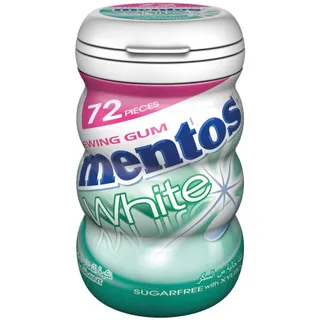 Mentos Sugar Free White Spearmint Chewing Gum, 102.6g