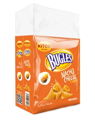 Kitco Bugles Nacho Cheese Corn Snacks 20x18g