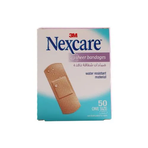 Nexcare Sheer Bandages 50 Pieces