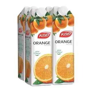 Kdd Orange Juice 4 pcs x 1 L