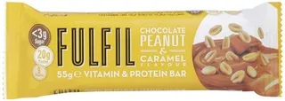 Fulfil Peanut & Caramel 20g Protein Bar with Vitamins, 55g
