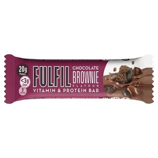 Fulfil Chocolate Brownie 20g Protein Bar with Vitamins, 55g