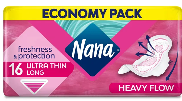 Nana Ultra Thin with Long Wings Pad 16 Count