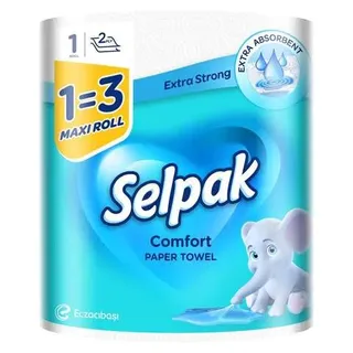 سيلباك كومفورت ماكسي رول مناديل مطبخ، 1 رول